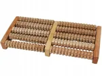 Puidust jalataldade massaažiseade, 2 x 5 rulli
