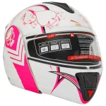 Motorratturi kiiver BARK BLENDA V210, valge, XL