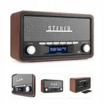 Kaasaskantav stereo raadio &auml;ratuskellaga DAB+ FM 50W