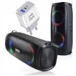 Juhtmevaba USB AUX RGB helik&otilde;lar raadio ja rihmaga