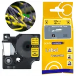 Specmark termokahanev lint, kollane, 9 mm, DYMO RHINO 18054 S0718290