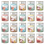 Koerakonservid BRIT PATE & MEAT MIX, 20 x 800 g
