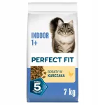 Kuivtoit kassidele Perfect Fit Indoor 1+ kanaga, 7 kg
