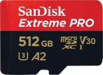 Extreme PRO 512 GB Class 10 MicroSDXC m&auml;lukaart UHSI/U3 A2