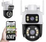 V&auml;litingimuste IP-kamera 6 Mpx, WiFi, 4x suumiga, IR ja kahe objektiiviga