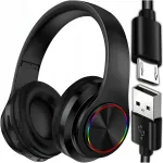 Juhtmevabad k&otilde;rvaklapid B39 mikrofoniga, Bluetooth, RGB-valgustusega, lastele