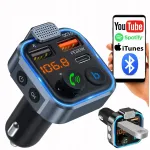 Autoline Bluetooth FM saatja MP3-m&auml;ngija ja laadijaga