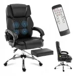 Nahast ergonoomiline kontoritool MARK ADLER massaažifunktsiooni ja jalatoega