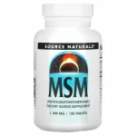 Source Naturals MSM toidulisand 1000 mg, 120 tabletti