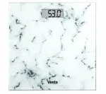 Elektroonilised vannitoa kaalud Vesta EBS02M kuni 150 kg, valge-must