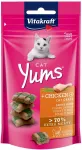 Kassimaitse Vitakraft CAT YUMS kanaga ja &uuml;rtidega, 40 g