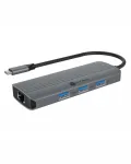 ICY BOX IB-DK4034a-CPD dokijaam 6in1, HDMI, USB, PD, LAN
