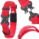 Koera kaelarihm HUGGY DOGGY Alpha XL, 4 cm, punane, tugev