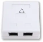 WO-212 pesa, 2x RJ45 CAT5E STP, pinnapealne paigaldus