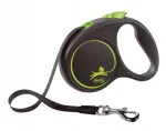 Automaatne Flexi Black Design rihm, roheline, 5 m, S suurus