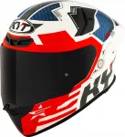 Motorratturi kiiver KYT TT-REVO FUSELAGE, punane, M suurus
