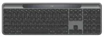 Juhtmevaba klaviatuur Logitech Slim Solar+ p&auml;ikesepatareiga, grafiitv&auml;rvi