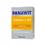 Toidulisand PANAWIT Calcium + D3, 60 tabletti