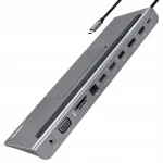 Unitek D1022A USB-C multifunktsionaalne adapter, 11 porti