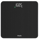 Isiklikud kaalud Vitafit, digitaalsed, kuni 180 kg, 0,05 kg t&auml;psus, LED, must-h&otilde;bedased
