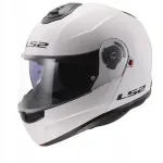 Motorratturi kiiver LS2 Strobe II, l&auml;ikiv valge, suurus XS
