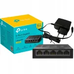 Tp-Link LS1005G v&otilde;rgul&uuml;liti, 5x1Gb, toiteallikaga