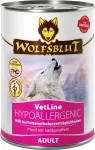 WOLFSBLUT VetLine Hypoallergenic koeratoit t&auml;kule ja maguskartulitega 395g