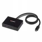 USB-l&uuml;liti Lindy 3.2 Gen 1 Type-C, 2 porti, m&otilde;lemas suunas