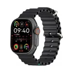 HK 10 Ultra 3 nutikell, must, kummist rihmaga, veekindel, Bluetooth