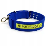Koera kaelarihm POLICEDOG, sinine, 5 cm, reguleeritav, 45&ndash;59 cm