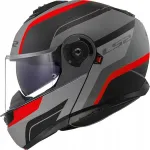 Motojuhi kiiver LS2 FF908 Strobe II Monza, must/hall/punane, 3XL