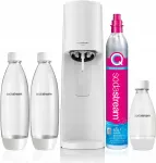 SodaStream Terra valge mullitaja 3 pudeliga ja CO2-ga