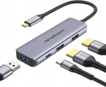 HDMI adapter kahele Newmight 4in1 USB C monitorile