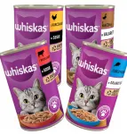 Whiskas Adult m&auml;rgtoit kassidele, 4 maitset, 12 x 400 g