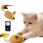 Kaugjuhtimispuldiga USB-laetav kollane kassile m&auml;ngurott