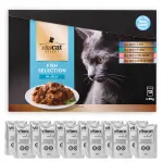 Vitacat m&auml;rg kassitoit, 12 x 85 g, kalasegu želatiinis, 1,02 kg