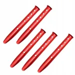 Telgi kaalud, 5 tk, alumiiniumist, U-kujuline, 31 cm, punased