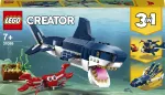 LEGO CREATOR 31088 3-&uuml;hes: hai, kaheksajalg ja v&auml;hk