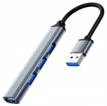 USB jagaja, 4 porti, adapter arvutile ja s&uuml;learvutile