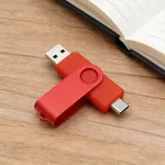 USB m&auml;lupulk 512GB, USB 2.0, USB-A ja Type-C, 30 MB/s