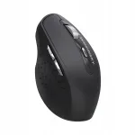 Juhtmevaba ergonoomiline hiir, 6 nuppu, Bluetooth, 1600 DPI, must
