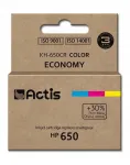 ACTIS v&auml;rviline HP 650 XL tindikassett, sobib Deskjet 1015/1515/2515/2545/3515/3545/4515