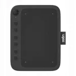 Joonistusplaat lastele Ugee Q6, must, Micro USB-C-ga