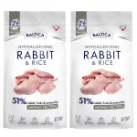 Baltica Adult Rabbit & Rice kuivtoit, 2 x 3 kg, tundlikele v&otilde;i allergilistele koertele, j&auml;neseliha