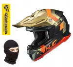 R&auml;nnak-enduro kiiver HJC C50 Primal, kuldne/must, suurus M