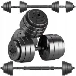 40 kg hantlite komplekt (2 x 20 kg) kangiga koduseks treeninguks