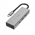 USB-C jagaja Hama, 4 porti: 2x USB-A, 2x USB-C