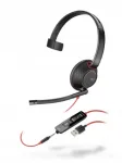 Juhtmega k&otilde;rvaklapid mikrofoniga Plantronics Poly Blackwire C5210, USB-A, 3,5 mm