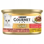 Purina GOURMET GOLD niisktoit kassidele l&otilde;he ja kanaga kastmes 85g