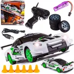 Puldiga juhitav drift-auto NISSAN GTR 4x4, 2,4 GHz